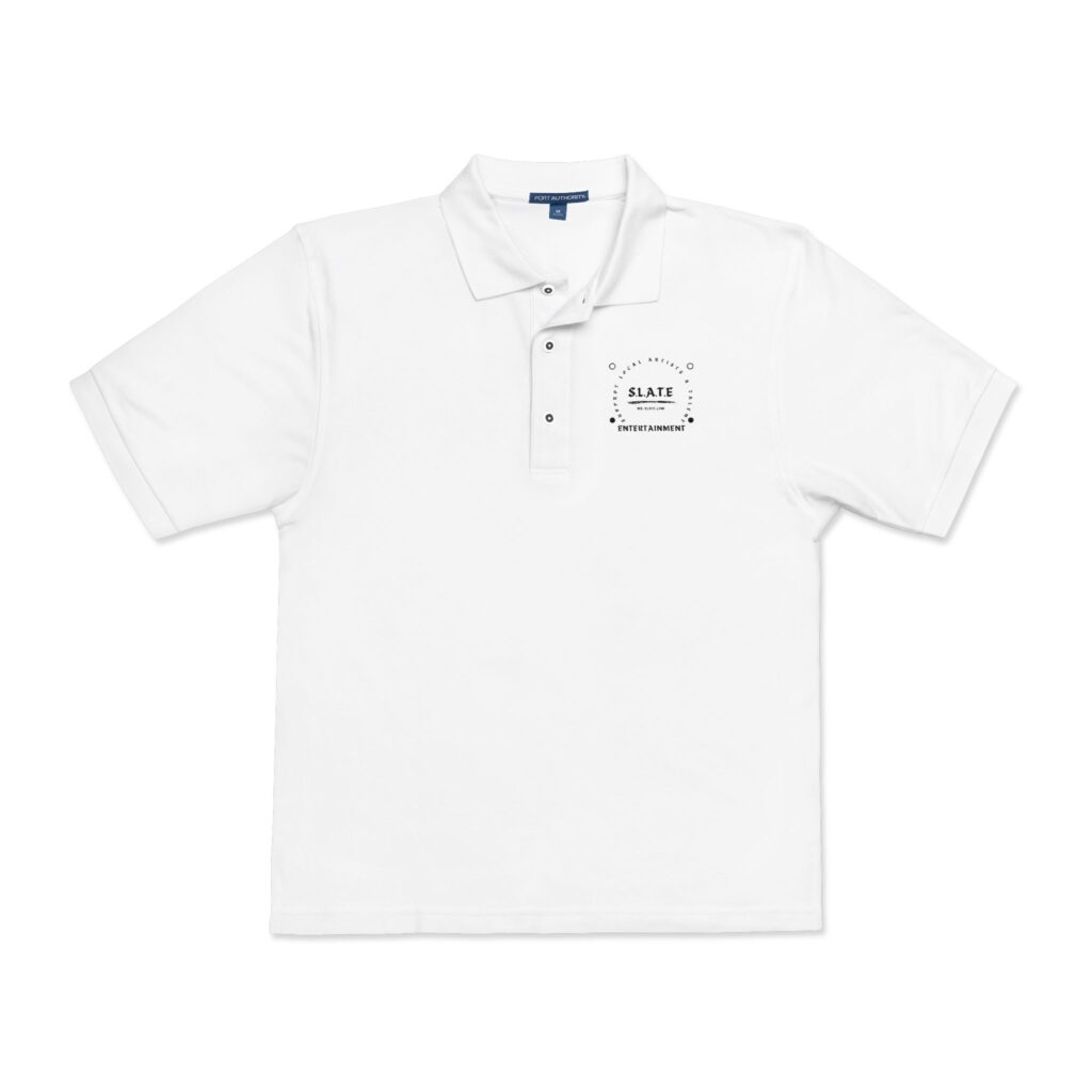 'Relax & Breathe' S.L.A.T.E. Polo — Men's/Women's Casual Embroidery Shirt